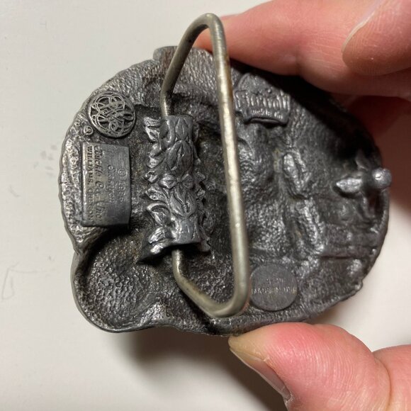 lot of 2 vintage 90s siskiyou belt buckle - Picture 8 of 16